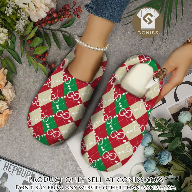 Gucci fleece slippers luxury inhouse slippers ihs1017 gn0834680